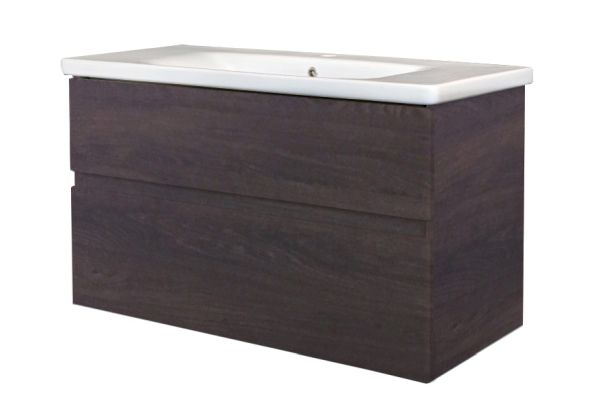 Best design quick greeploos meubel onderkast wastafel 100 cm dark brown