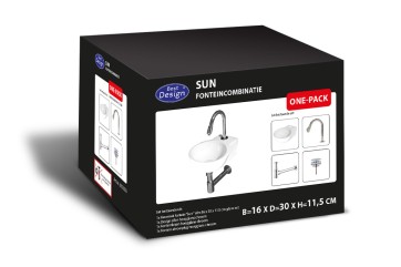 Best-design "one pack" fonteincombinatie "sun"