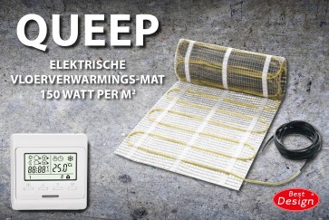 Best-design "queep" elektrische vloerverwarmings-mat 0.5 m2
