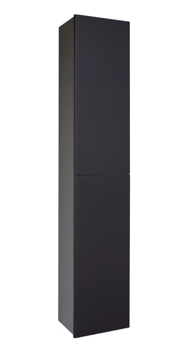 Best-design "blanco-black" hoge kolomkast l&r 35x180 cm mat-zwart