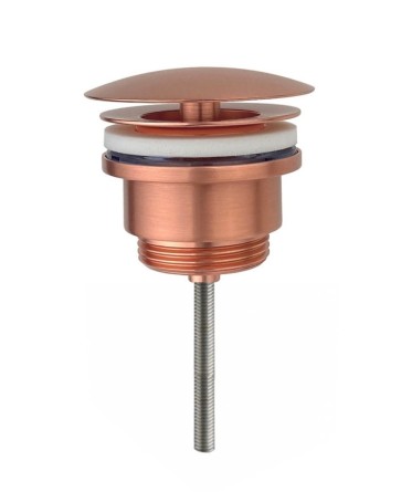 Best-design "lyon" low fontein afvoer plug 5/4" rosé-mat-goud