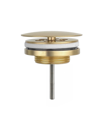 Best-design "nancy" low fontein afvoer plug 5/4" mat-goud