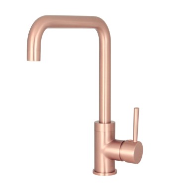 Best-design lyon "buco" keukenmengkraan h=32 cm rosé-mat-goud