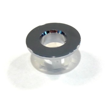 Best-design messing-verchroomd inzet/overloop ring (open) tbv.wastafel/kom