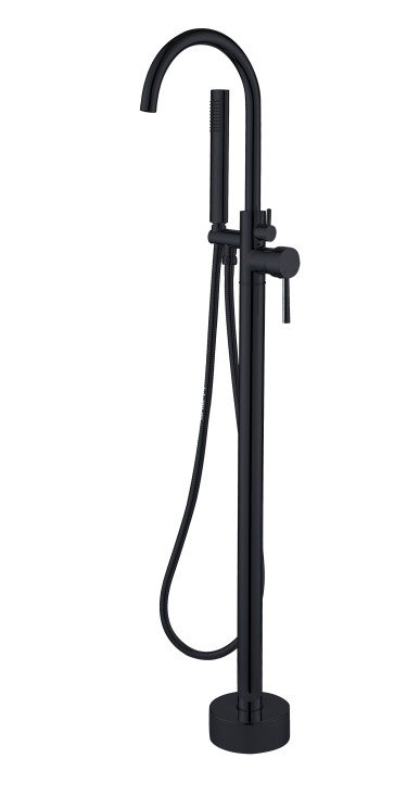 Best-design "nero-sonnau" vrijstaande badkraan h=119 cm mat-zwart