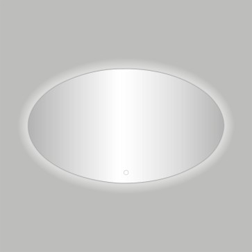Best-design "divo-80" ovale spiegel incl. led verlichting b=80 x h=60cm