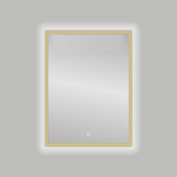 Best-design nancy "isola" led spiegel b=60cm x h=80cm mat-goud