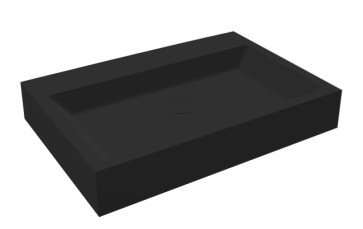 Best-design "nero-opera-60" wastafel "just-solid" 60x42x10cm zwart