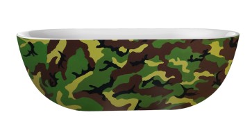 Best-design color "camouflage" vrijstaand bad 180x86x60cm