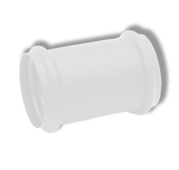 Best-design "white" sok (koppelstuk) 32mm mat-wit