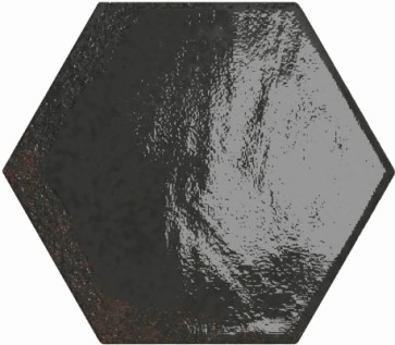 Tegels carmen hexa black 13x15 cm