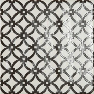 Tegels modena griglia bianco e nero 22,5x22,5cm