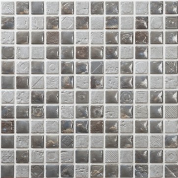 Tegels mosaico petra 09 dark grey 30x30 cm
