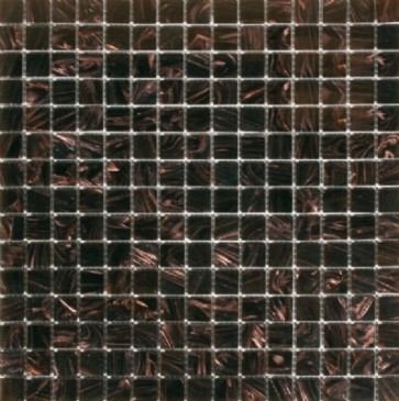 Mozaiek glas vi.003 dark brown donkerbruin 2,0x2,0x0,4