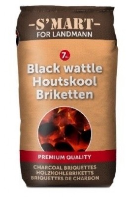 Bbq s'mart briketten premium black wattle 7kg