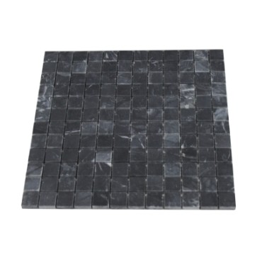 Mocaic stone chip black 30x30x1 23x23mm