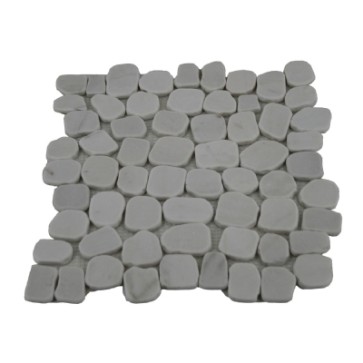 Mozaiek stone milk white irregular chip 30x30x1cm