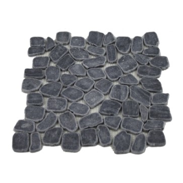 Mozaiek stone grey irregular chip coin 30x30x1cm