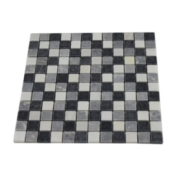 Mocaic stone chip grey/white/black 30x30x1 23x23mm