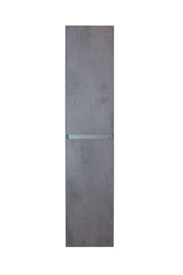 Lorencio hoge kast 2 deuren greeploos 35x160x35cm beton antraciet