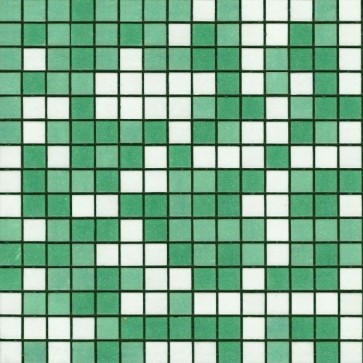 Mozaiek glas mix verde zwembad 32,7x32,7cm