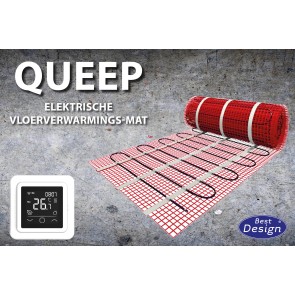 Best-design "queep" elektrische vloerverwarmings-mat 1.5 m2