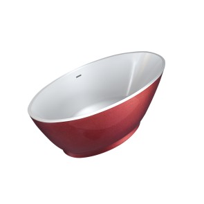 Best-design "color-redpool" vrijstaand bad 178x78x61cm