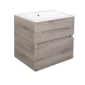 Best-design "splash-grey-greeploos" meubel onderkast 2 laden zonder wastafel 60cm