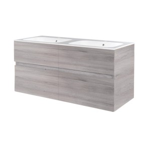 Best-design "bora-grey-greeploos" meubel onderkast 4 laden zonder wastafel 120 cm