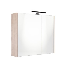 Best-design "happy-halifax" mdf spiegelkast + verlichting 60x60cm