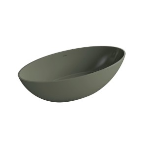 Best-design "new-stone" vrijstaand bad "just-solid" 180x85x52cm army green