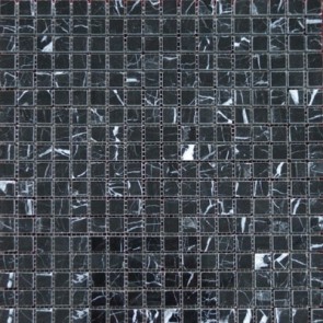 Mozaiek naturale na.004 nero marquina 1,5x1,5x0,8