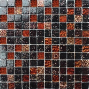 Mozaiek bonito bo.002 dark brown 2,3x2,3x0,8