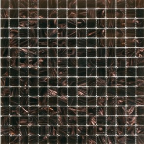 Mozaiek glas vi.003 dark brown donkerbruin 2,0x2,0x0,4