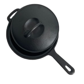 Bbq cast iron saus pan 8 inch